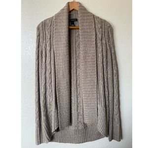 INC International Concepts sequin cable cardigan